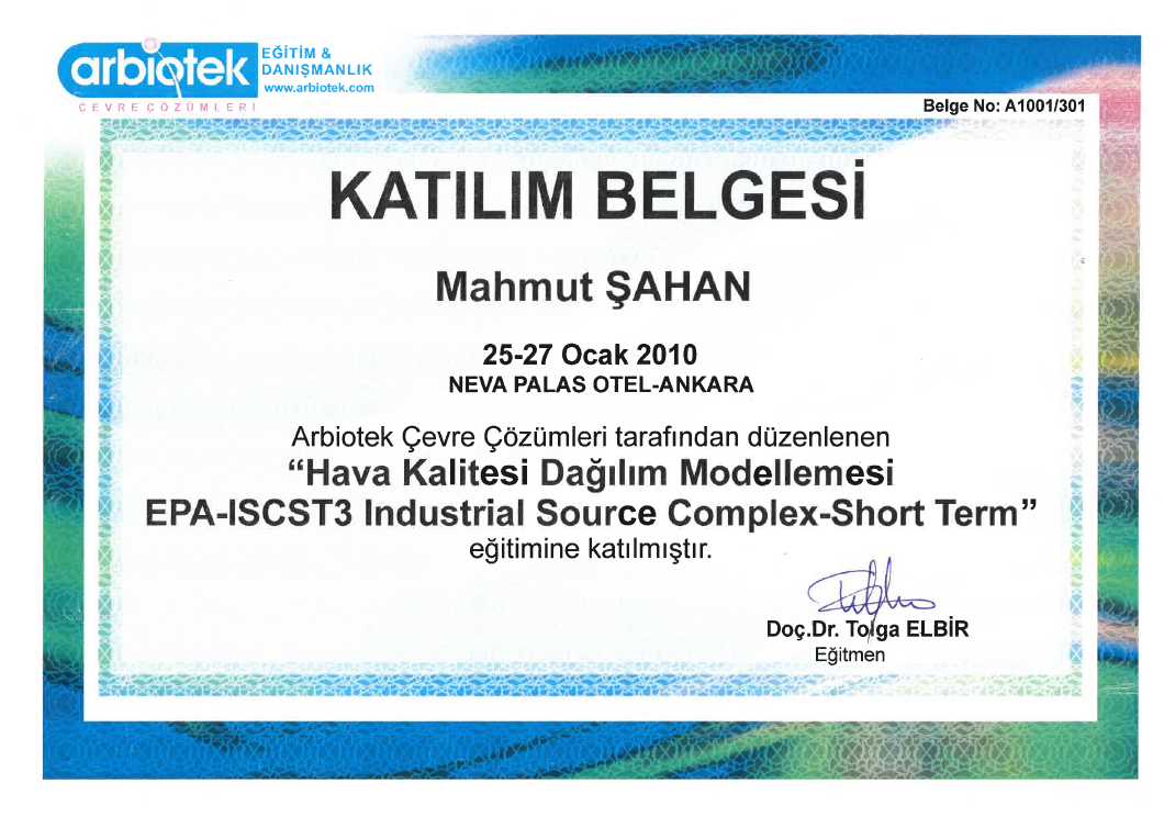 YTK Yeterlik Belgesi